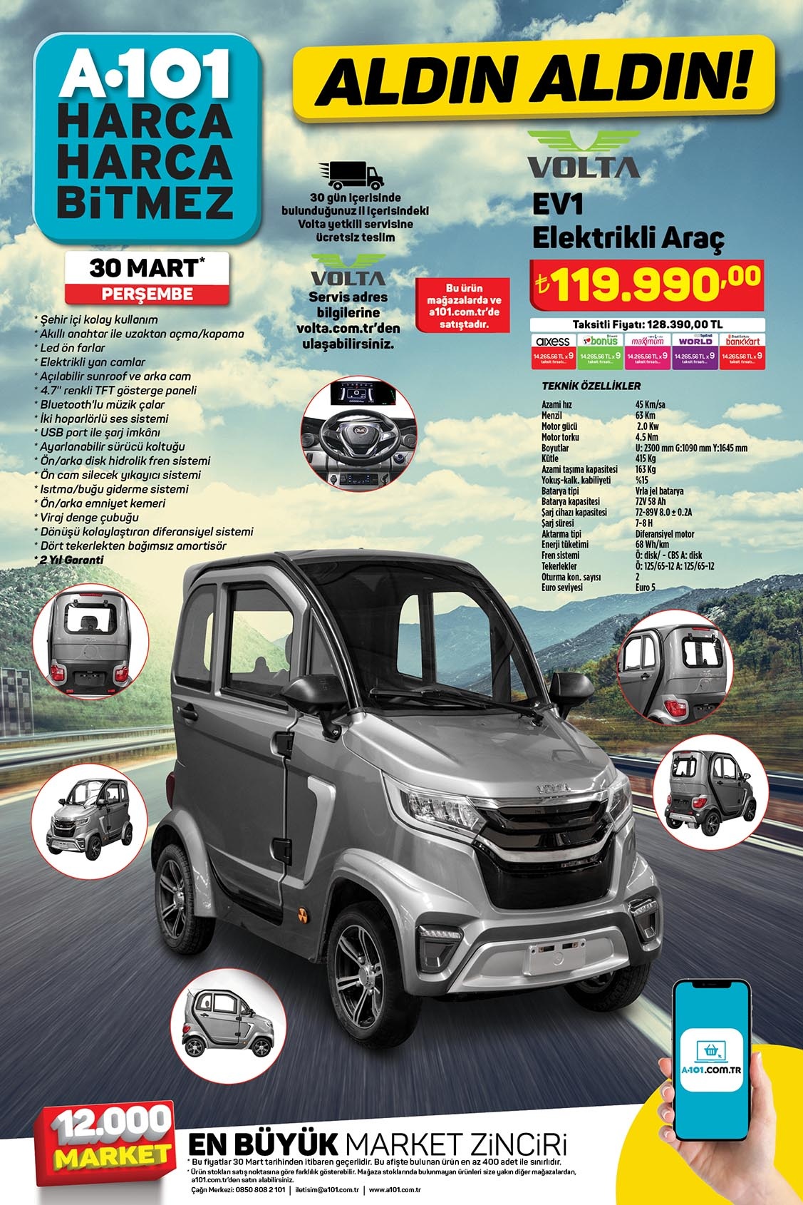 A101’de çılgın indirim günleri başladı! Çay makinesi 579 TL’ye, el blender seti 439 TL’ye çakıldı!