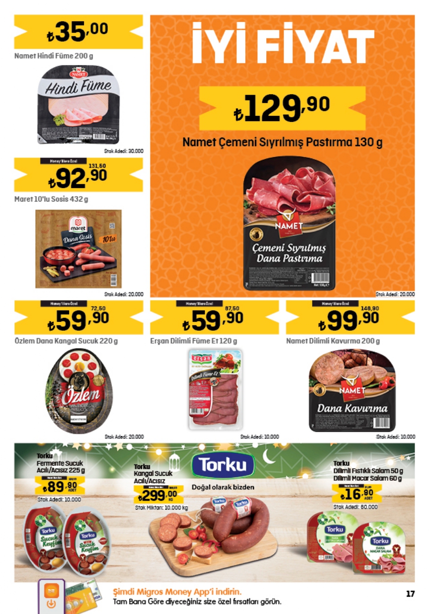 Migros’ta Ramazan indirimleri başladı! Bütün piliç 115 TL, yoğurt 43 TL, ayçiçek yağı 140 TL...