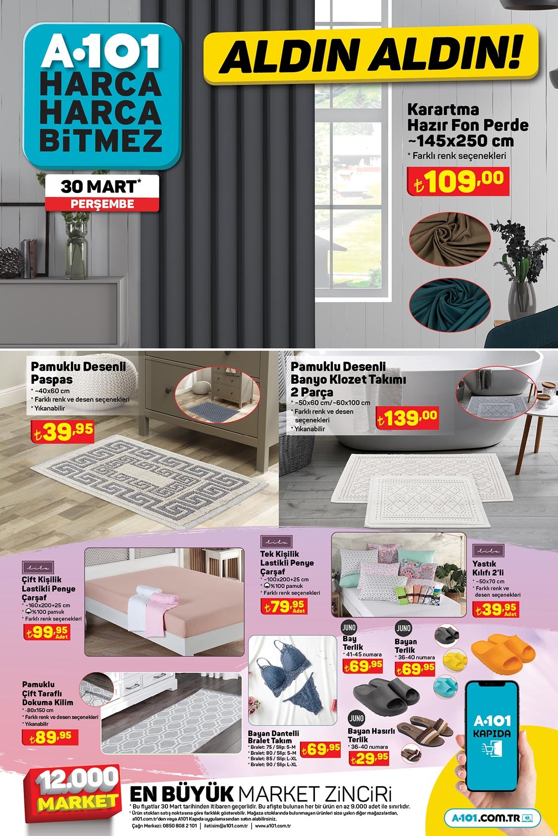 Ev hanımlarına müjde! A101 de büyük boy hurç 40 TL’ye, üçlü sepet 40 TL’ye, 4+1 merdiven 350 TL’ye çakıldı!