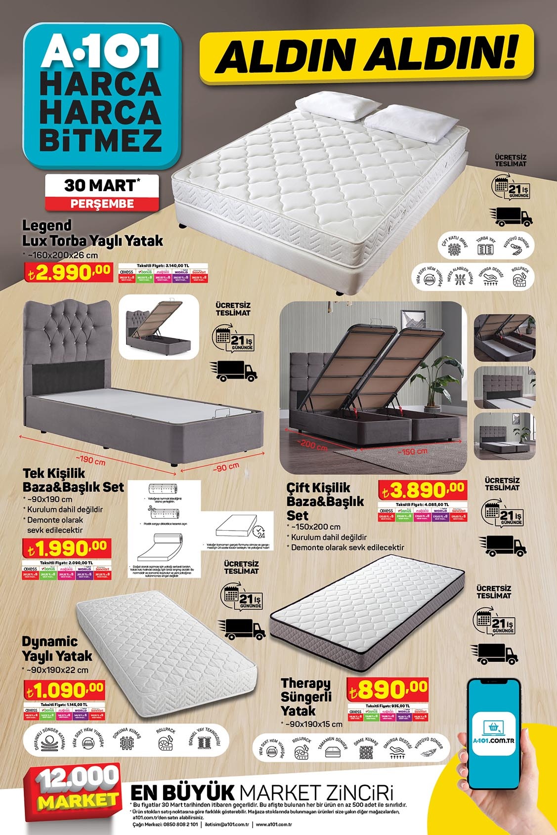 Ev hanımlarına müjde! A101 de büyük boy hurç 40 TL’ye, üçlü sepet 40 TL’ye, 4+1 merdiven 350 TL’ye çakıldı!