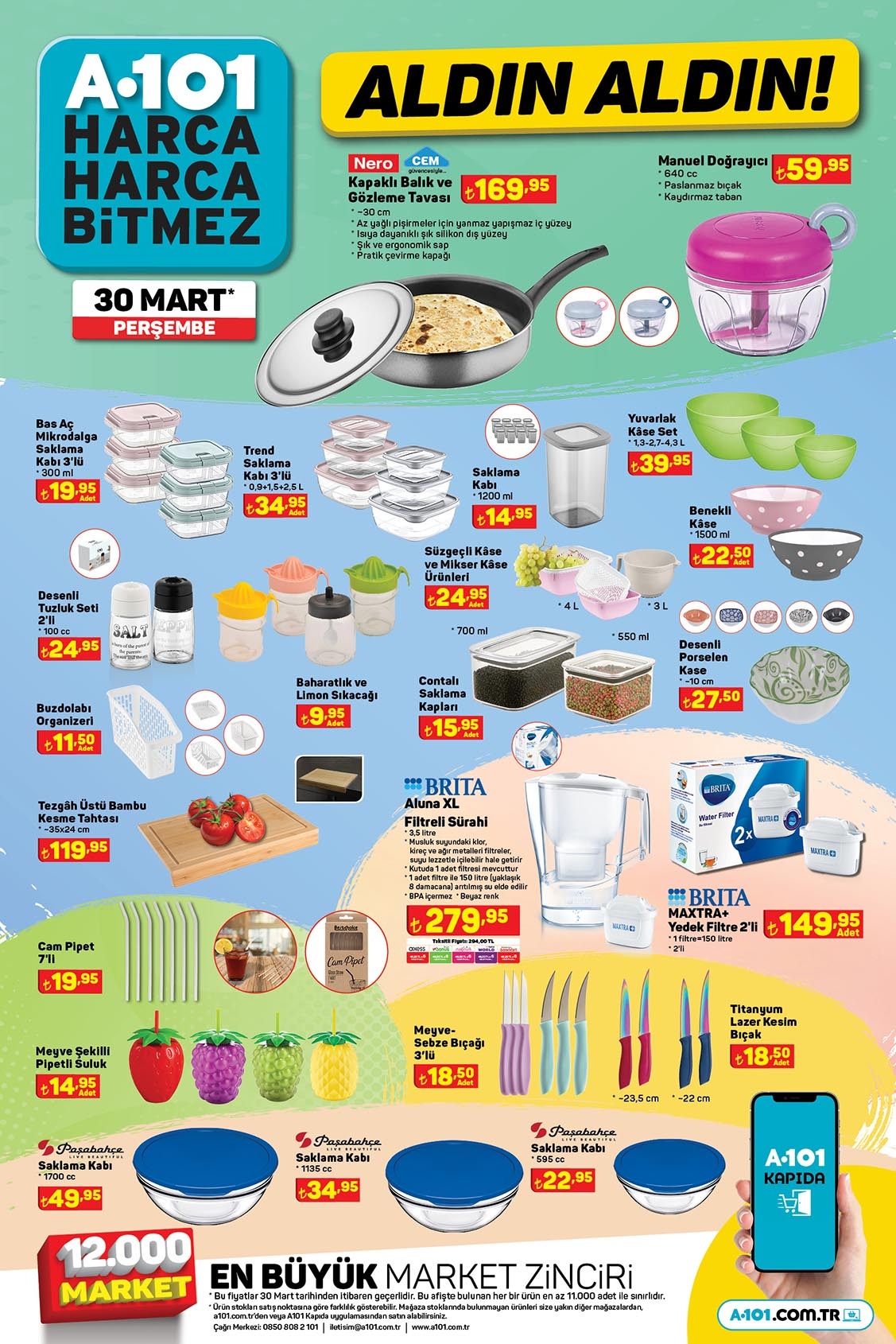 Ev hanımlarına müjde! A101 de büyük boy hurç 40 TL’ye, üçlü sepet 40 TL’ye, 4+1 merdiven 350 TL’ye çakıldı!