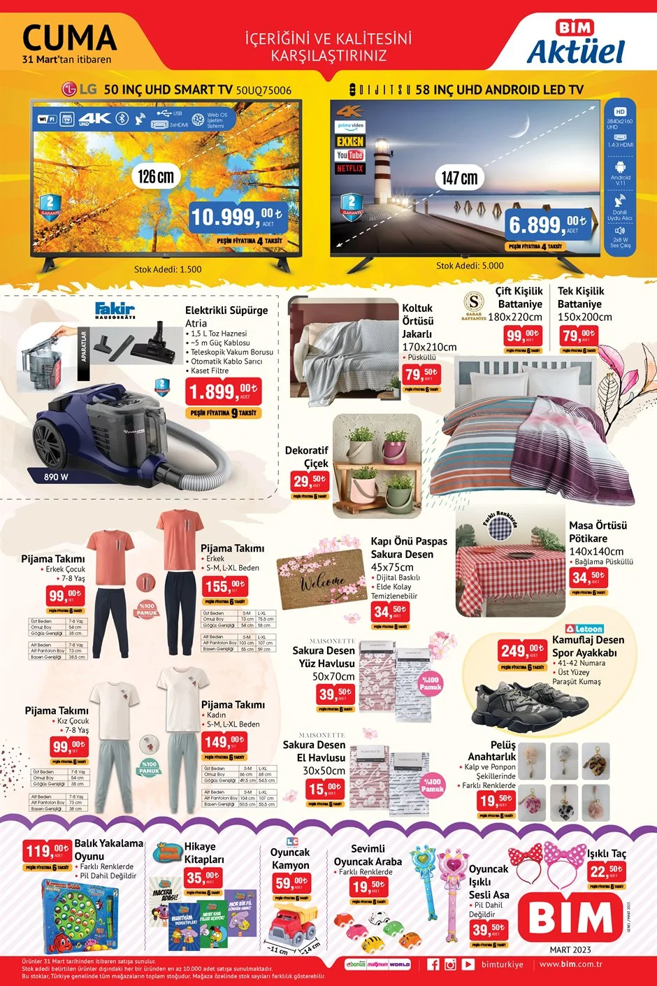 Bim den Çeyiz düzeceklere büyük kampanya! Ramazan a özel Fırın Tepsisi 199 TL, Salata Tabağı 49 TL