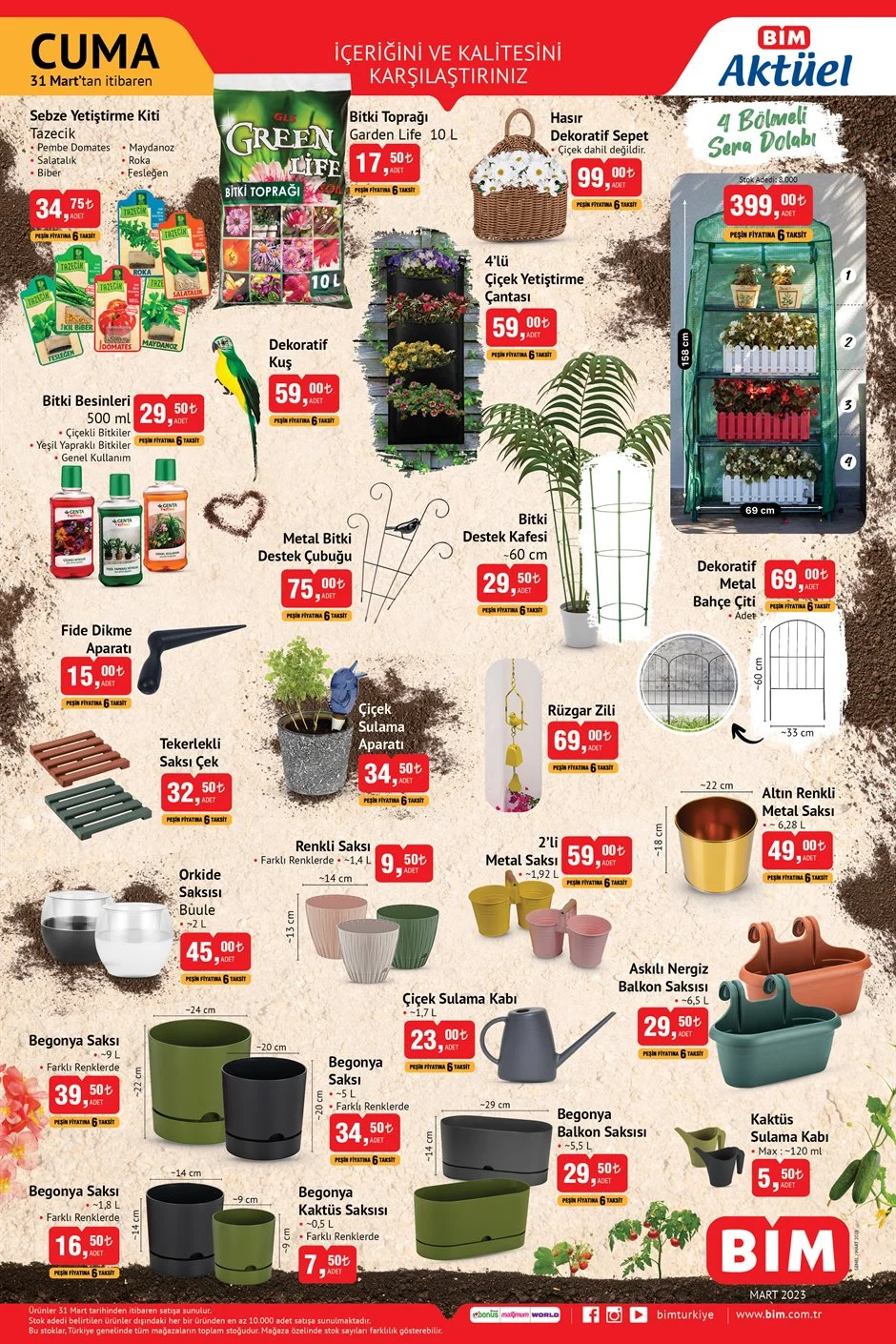 Bim den Çeyiz düzeceklere büyük kampanya! Ramazan a özel Fırın Tepsisi 199 TL, Salata Tabağı 49 TL