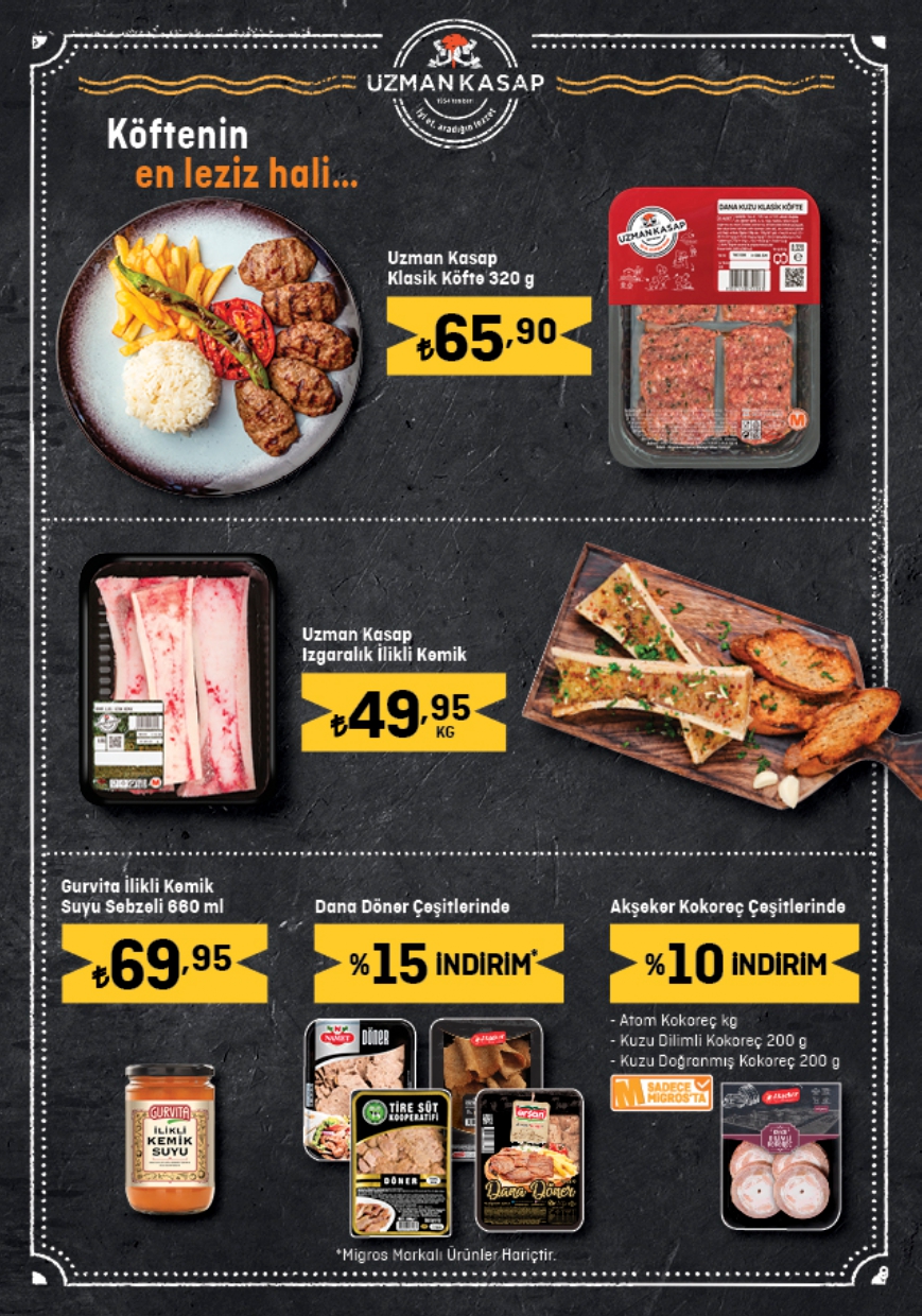 Migros’ta Ramazan indirimleri başladı! Dana güveçlik kaburga 150 TL, dana tandır 260 TL, dana işkembe 53 TL...