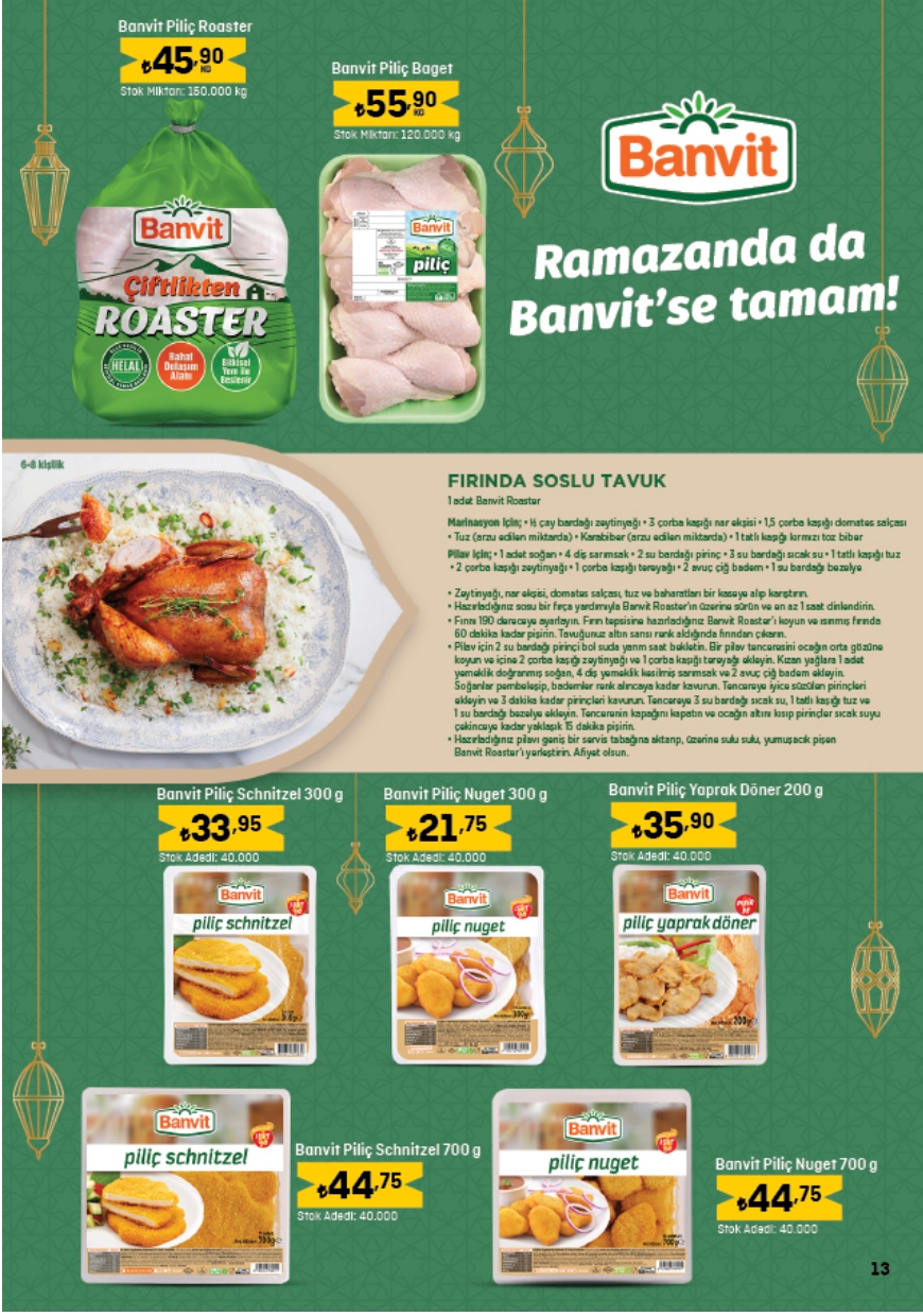 Migros’ta Ramazan indirimleri başladı! Dana güveçlik kaburga 150 TL, dana tandır 260 TL, dana işkembe 53 TL...