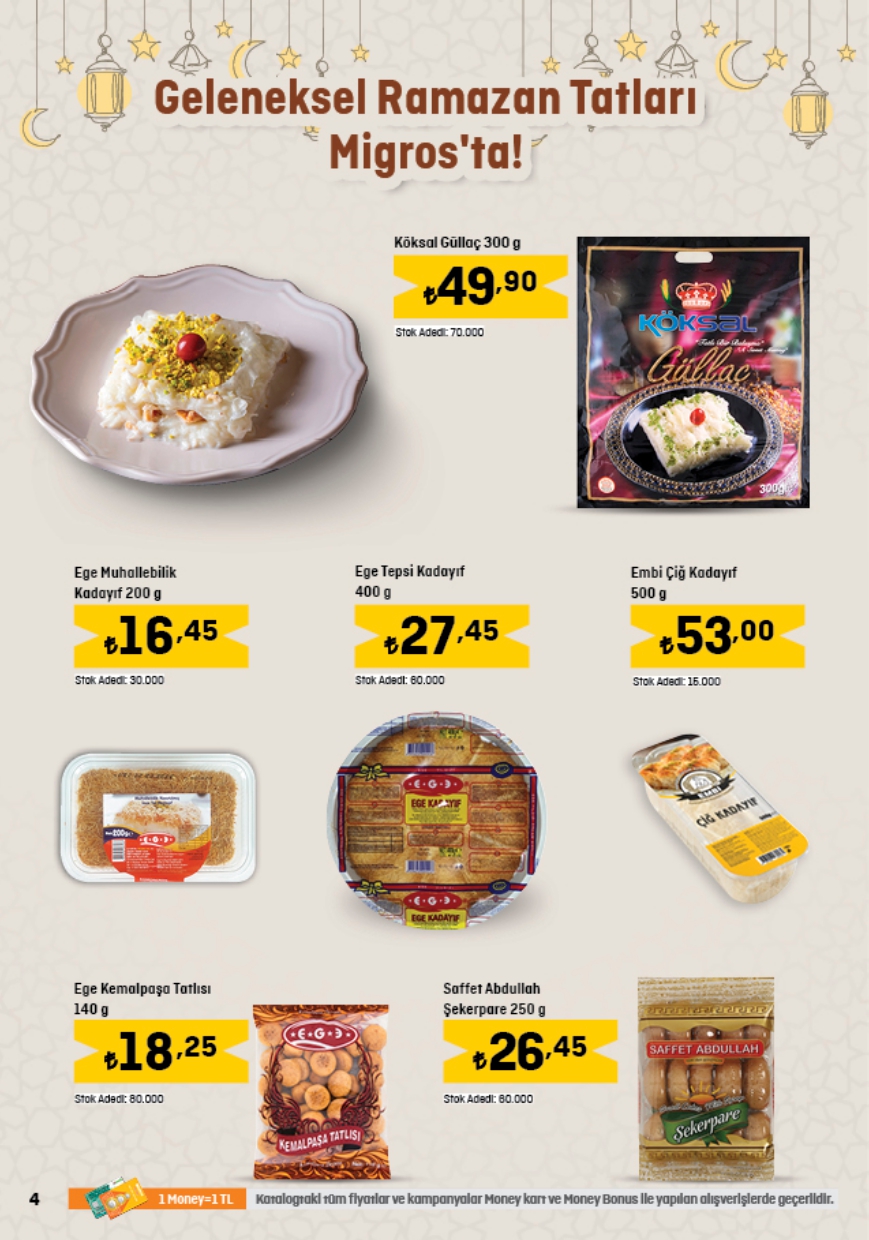 Migros’ta Ramazan indirimleri başladı! Dana güveçlik kaburga 150 TL, dana tandır 260 TL, dana işkembe 53 TL...
