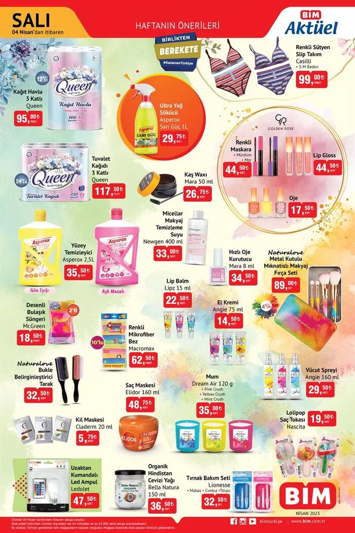 Ramazan da sofralarınız ziyafete dönüşecek! BİM de beyaz peynir 79,50 TL, yoğurt 29,50 TL ye düştü