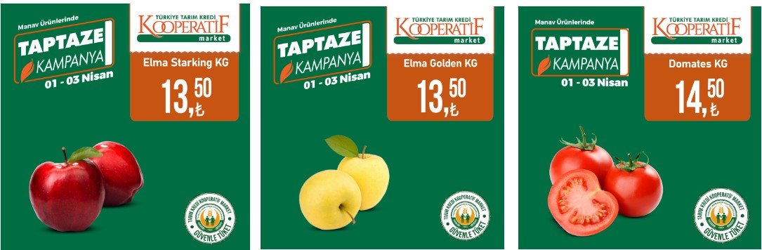 Tarım Kredi Kooperatifi Nisan ayına bomba gibi giriyor! İşte 25 Mart-9 Nisan arası aktüel ürünler kataloğu