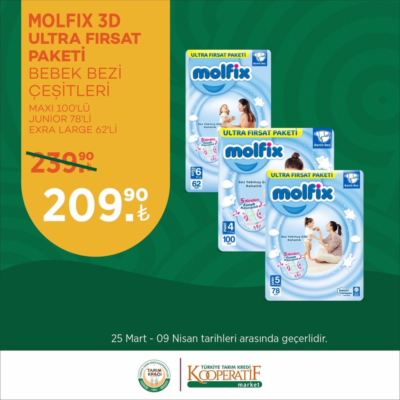 Tarım Kredi Kooperatifi Nisan ayına bomba gibi giriyor! İşte 25 Mart-9 Nisan arası aktüel ürünler kataloğu