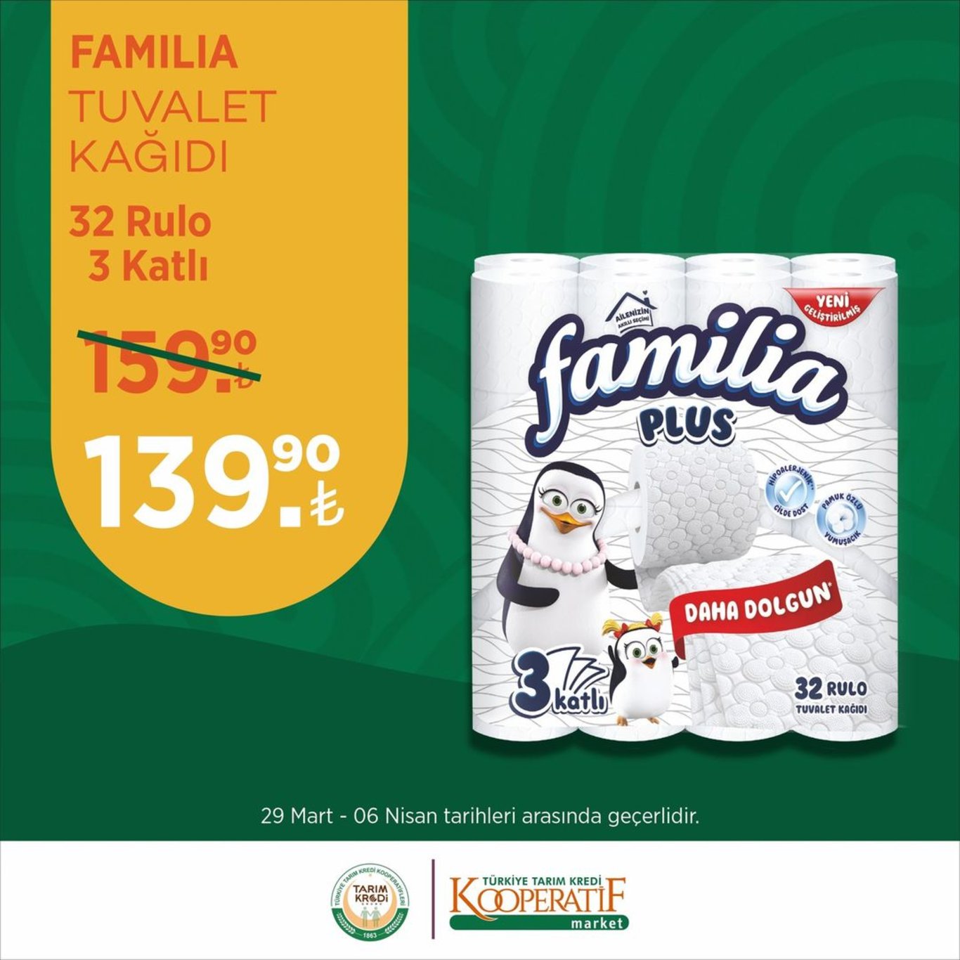 Tarım Kredi Kooperatifi Nisan ayına bomba gibi giriyor! İşte 25 Mart-9 Nisan arası aktüel ürünler kataloğu