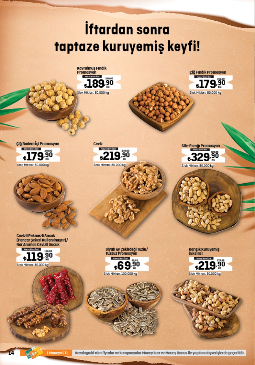 Migros’ta indirim günleri devam ediyor! Patlıcan 19,90 TL, tereyağı 105 TL, siyah zeytin 15 TL...