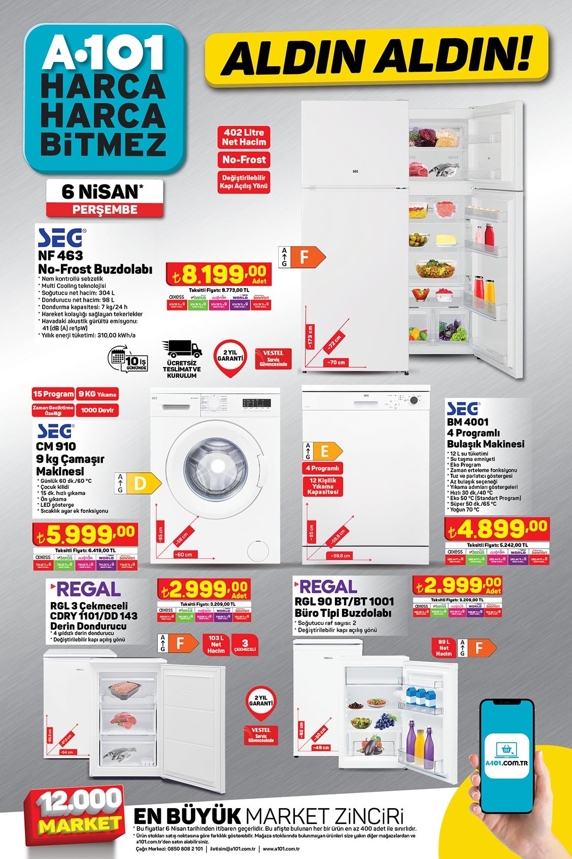 A101’de bu hafta maxi scooter, L koltuk ve beyaz eşya ürünleri indirimli fiyatlarıyla satışta!