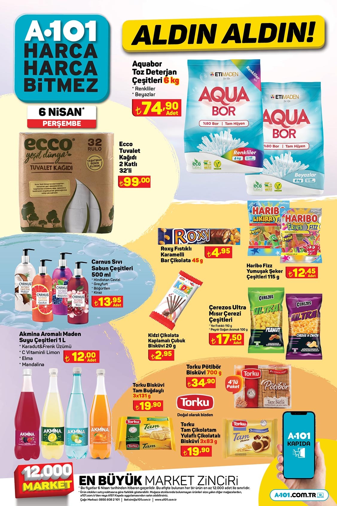 Ev hanımlarına müjde! A101’de toz deterjan 75 TL, sıvı sabun 14 TL, tuvalet kâğıdı 99 TL...