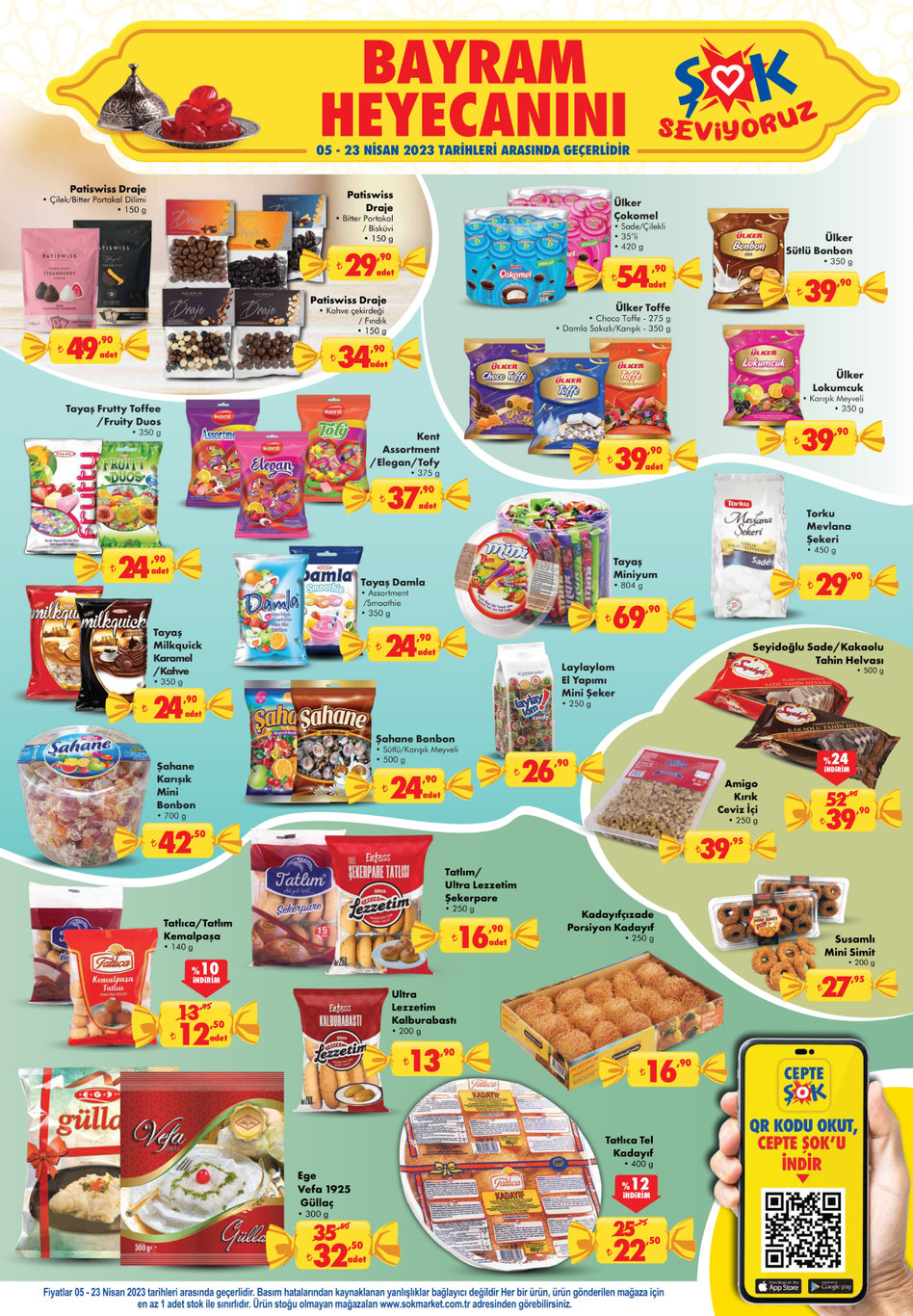 ŞOK ta bayram şekeri tadında indirimli fiyatlar! Kırmızı mercimek 21 TL’ye, zeytinyağı 95 TL’ye, pirinç 34 TL’ye çakıldı