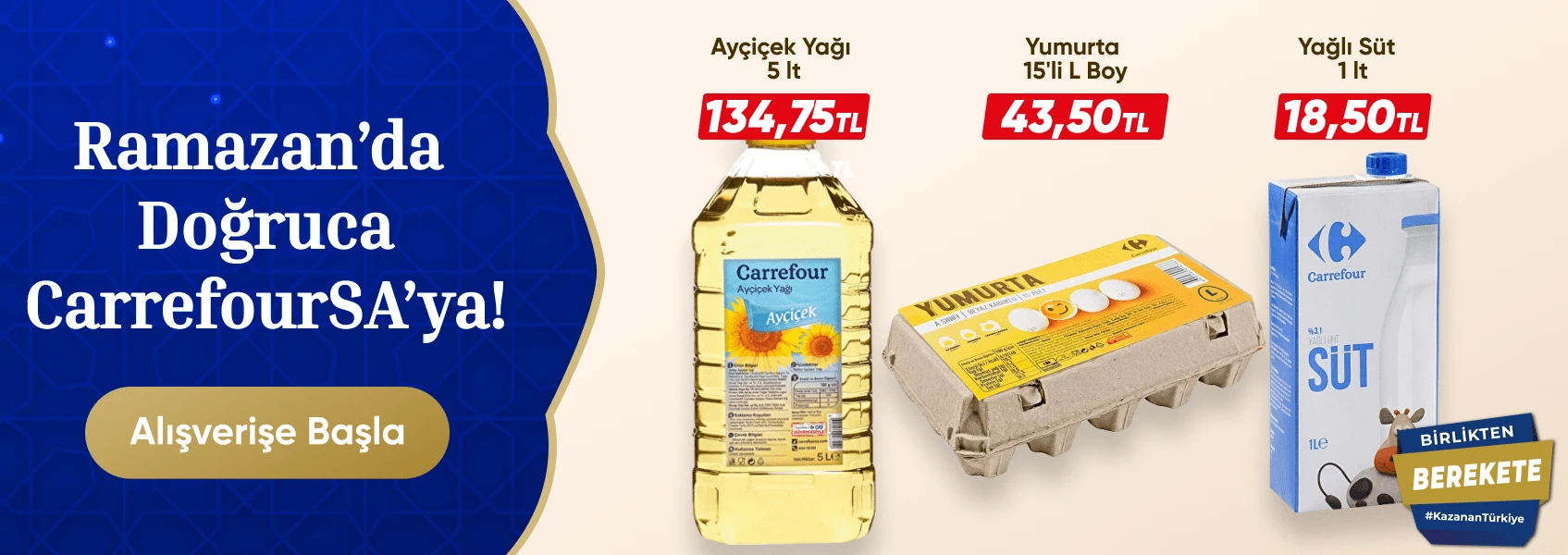 Carrefoursa dan çılgın Ramazan indirimleri! Zam şampiyonu ürünlerin fiyatı peş peşe birden düştü!