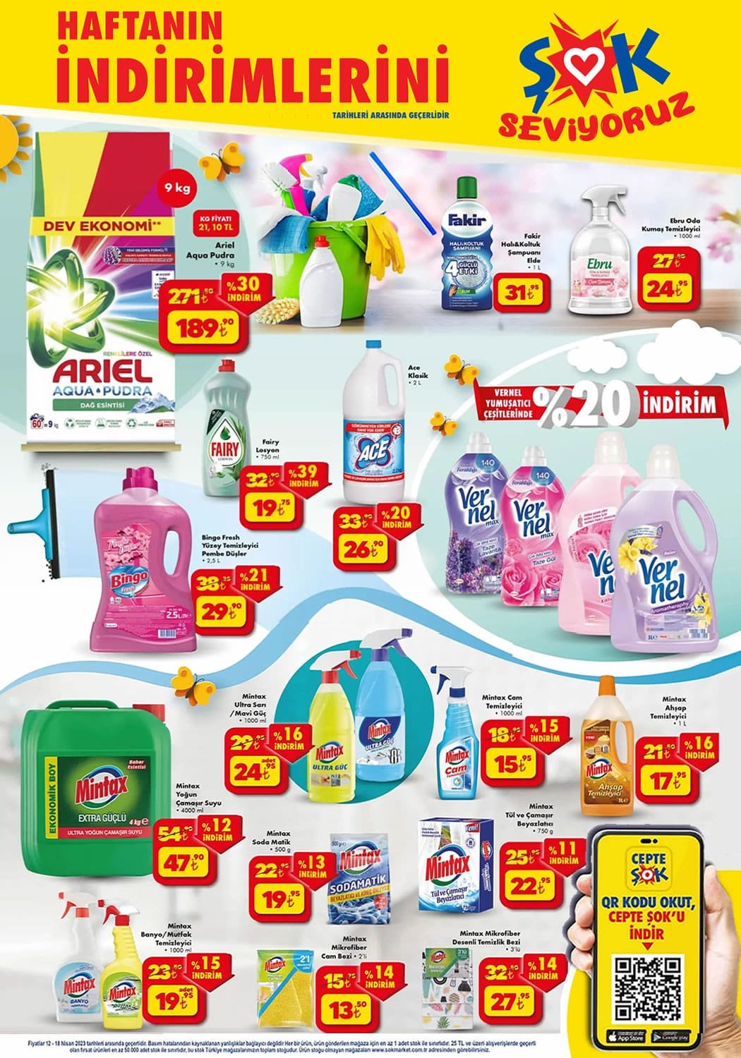 ŞOK’ta ayaklı fırça faraş seti 55 TL’ye, büyük tabure 35 TL’ye, desenli masa 450 TL’ye düştü!