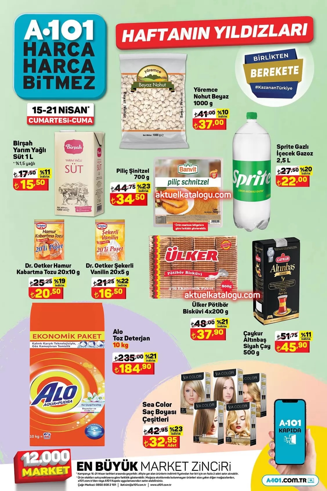 A101 de ayçiçek Yağı 1 Litre 27,50, Dana Kangal Sucuk 200 gr 34,90 TL ye düştü