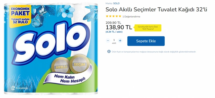 Bayram üstü büyük kampanya! Tuvalet kağıdında fiyatlar dibi gördü! Raflar boşalmadan elinizi çabuk tutun