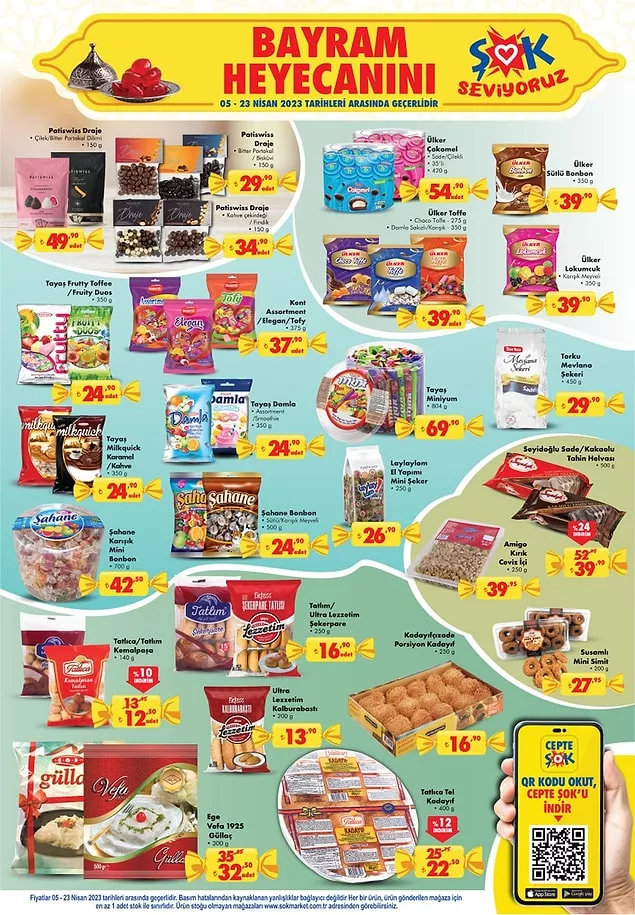 Bayrama bir kaç gün kaldı! Peki Bayram şekeri fiyatları ne durumda? İşte marketlerin Bayram şekeri fiyatları...