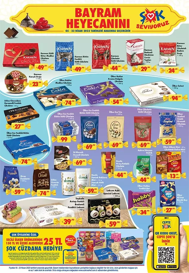 Bayrama bir kaç gün kaldı! Peki Bayram şekeri fiyatları ne durumda? İşte marketlerin Bayram şekeri fiyatları...