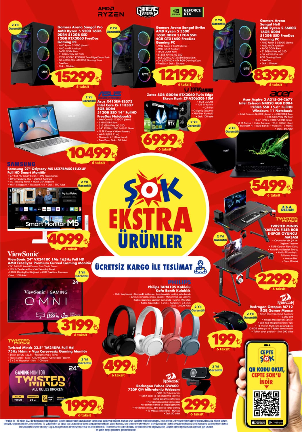 ŞOK’ta yüzlerce üründe bayrama özel indirimler! TV ünitesi 800 TL, üç kapaklı gardırop 1800 TL, çekmeceli şifonyer 1150