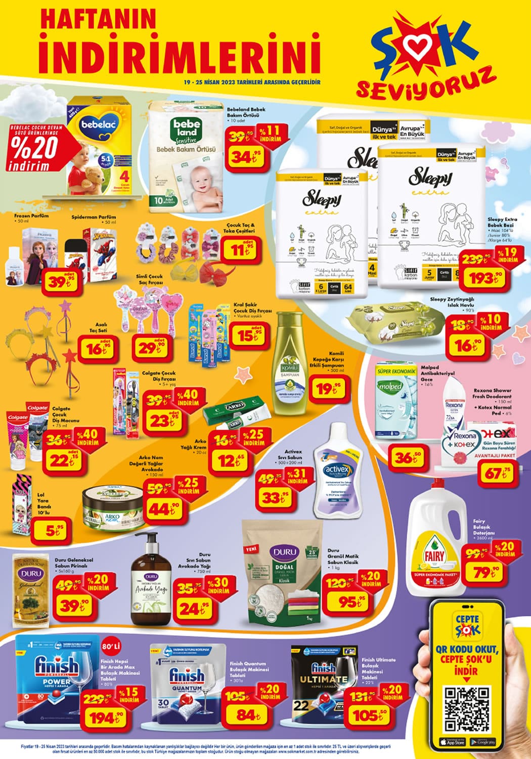 ŞOK’ta yüzlerce üründe bayrama özel indirimler! TV ünitesi 800 TL, üç kapaklı gardırop 1800 TL, çekmeceli şifonyer 1150