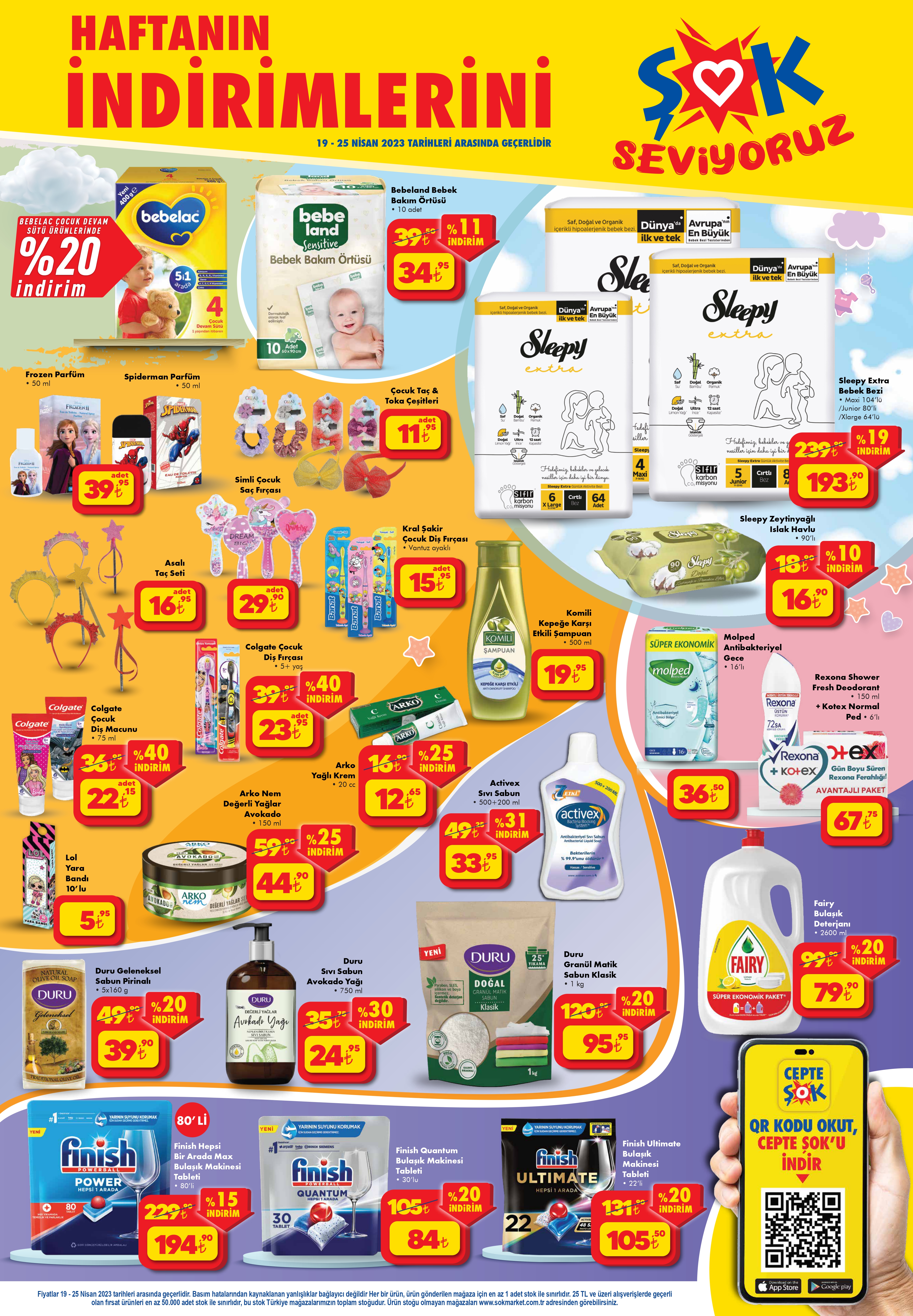 ŞOK’ta bayram indirimi başladı! Konsantre yumuşatıcı 32 TL, sıvı deterjan 40 TL, bebek bakım örtüsü 35 TL...