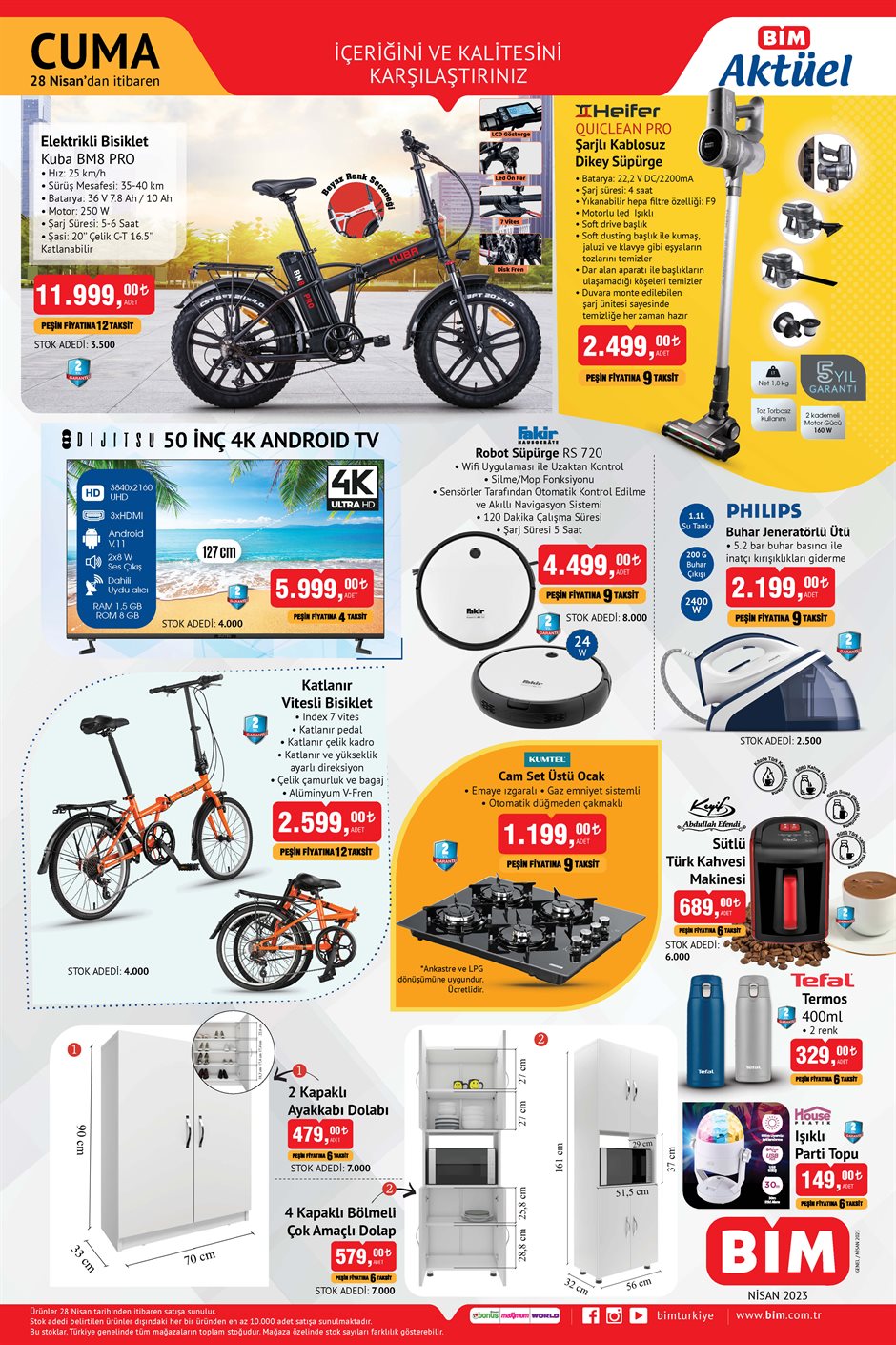 Çeyiz düzenlere müjde! BİM’de paslanmaz çelik tencere 129 TL’ye, 6’lı su bardağı 55 TL’ye, derin tencere 169 TL’ye düştü