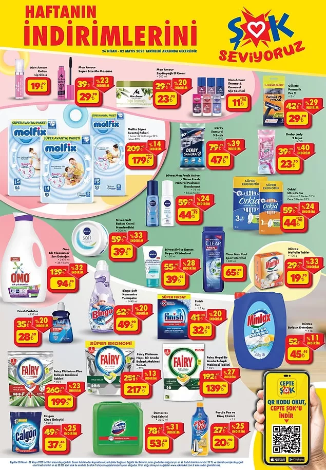 Şok Nisan ayını bomba indirimlerle kapatıyor! 26 Nisan kataloğu herkesi heyecanlandırdı