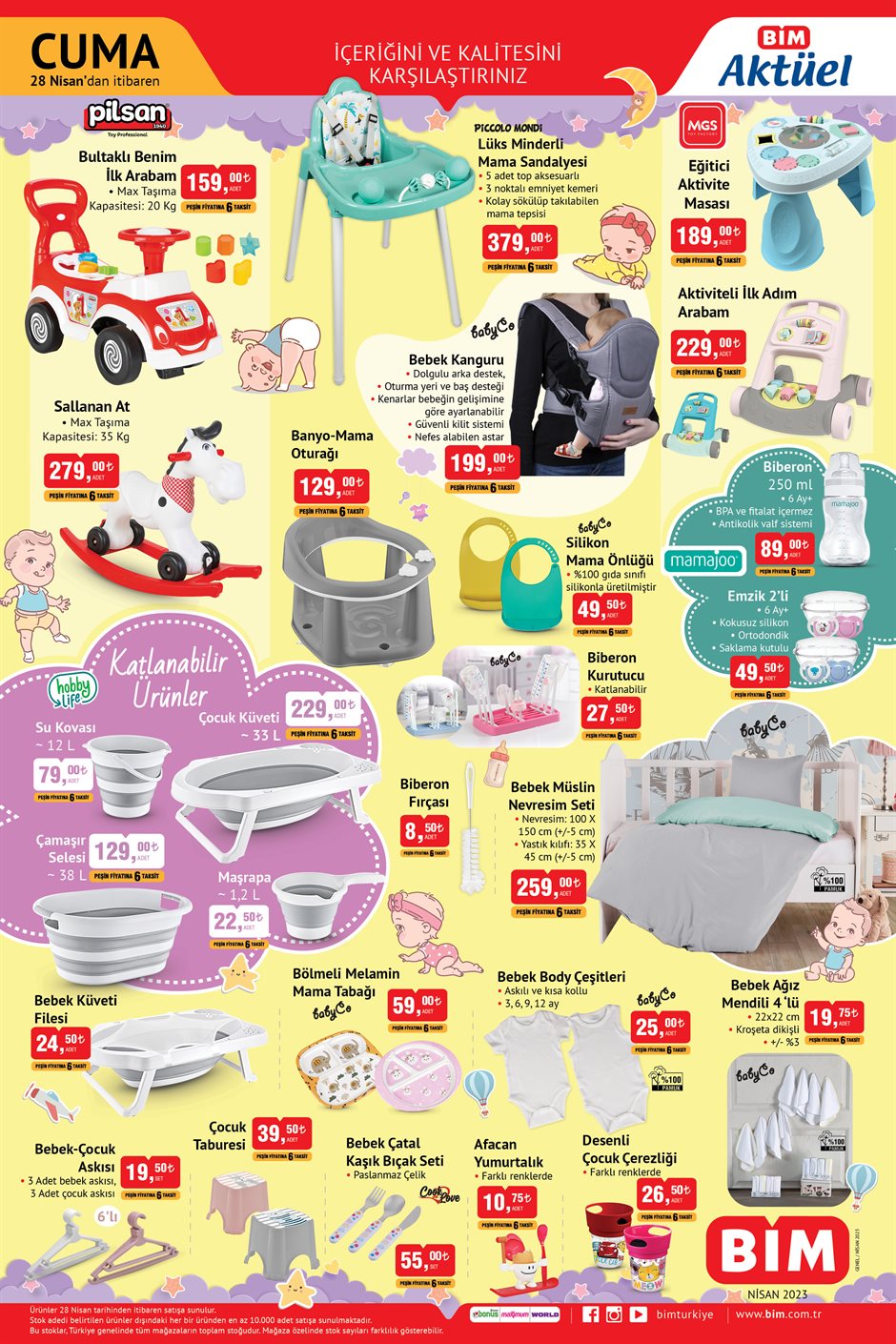 BİM’de yüzlerce indirim bir güne sığdı! Masa örtüsü 119 TL, banyo paspas seti 145 TL, yuvarlak tepsi 19,50 TL...