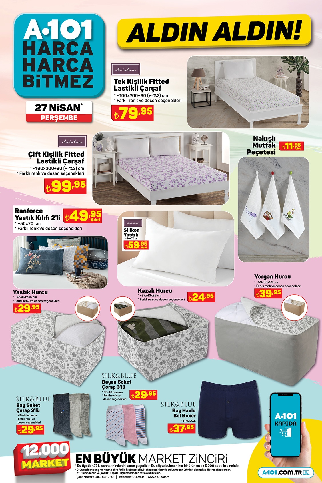 A101 de porselen havan 100 TL’ye, kâse 80 TL’ye, 6’lı çay bardağı 30 TL’ye düştü!