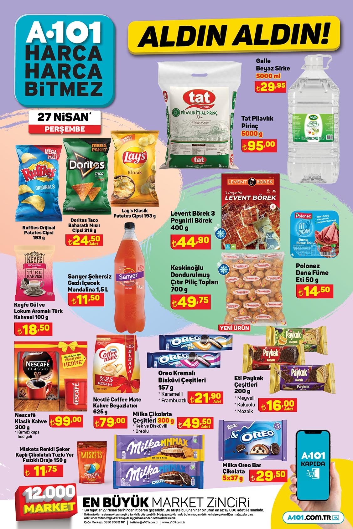 A101 de porselen havan 100 TL’ye, kâse 80 TL’ye, 6’lı çay bardağı 30 TL’ye düştü!