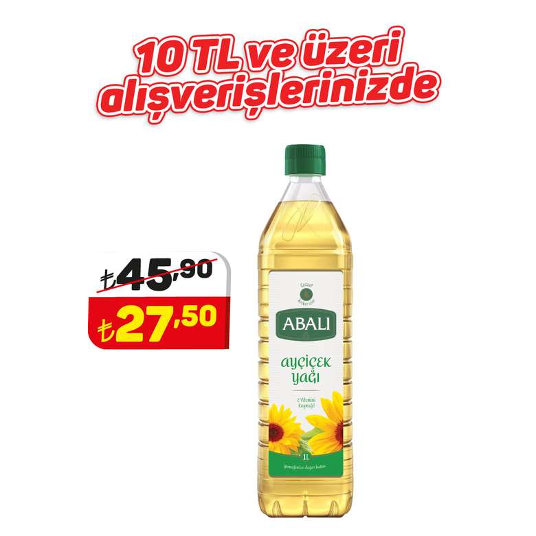 Zam şampiyonu ayçiçek yağının litresi A101 de birden 27 TL ye düştü!
