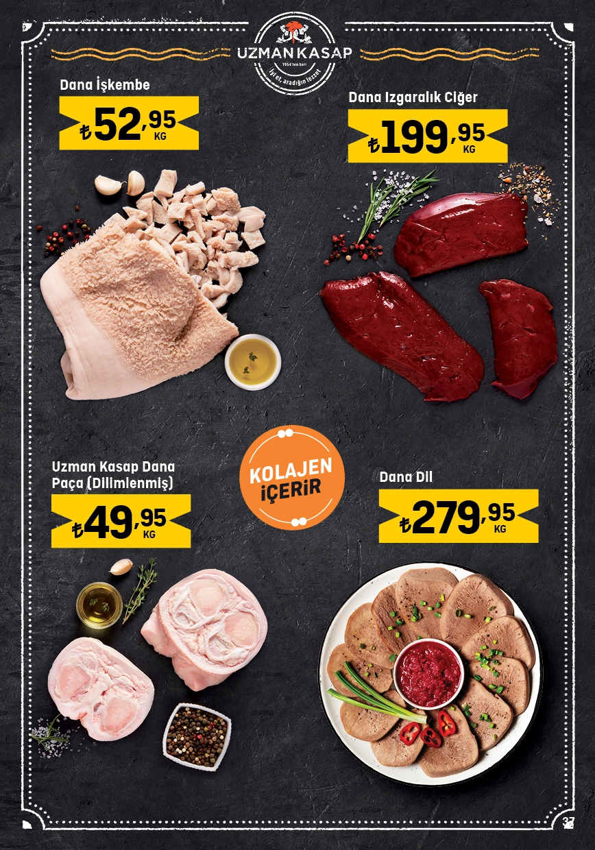 En iyi fiyat Migros’ta! Dana fırınlık kaburga 276 TL, dana ızgaralık ciğer 200 TL, hindi bütün but 100 TL...