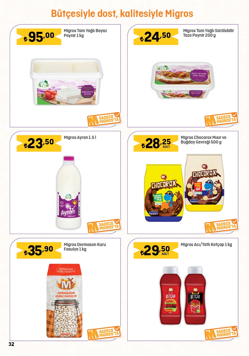 En iyi fiyat Migros’ta! Dana fırınlık kaburga 276 TL, dana ızgaralık ciğer 200 TL, hindi bütün but 100 TL...