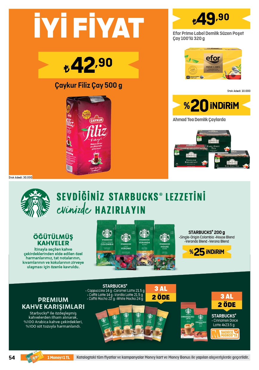 Migros’ta indirimler alev alev! Ayçiçek yağı 140 TL’ye, domates salçası 37 TL’ye, siyah çay 43 TL’ye düştü!