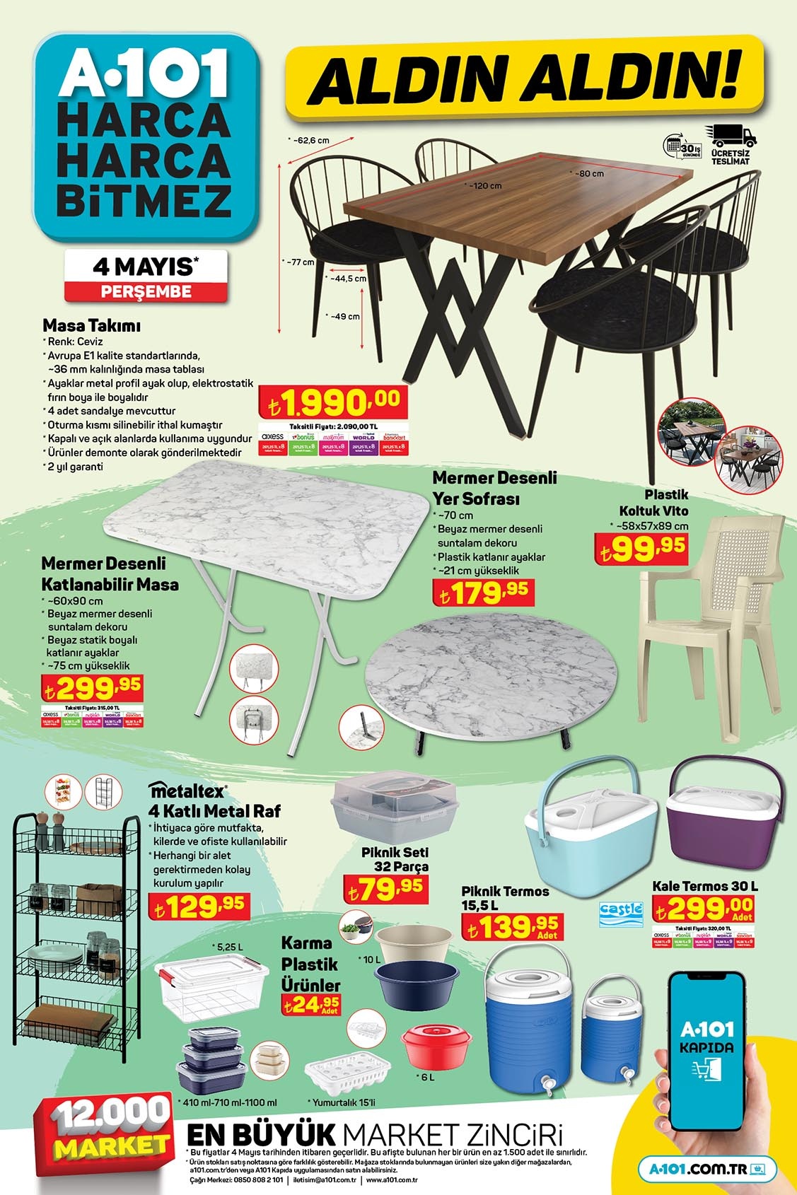 A101’de yüzlerce indirim bir güne sığdı! Airfryer 1800 TL, dikiş makinesi 3300 TL, elektrikli süpürge 2100 TL...