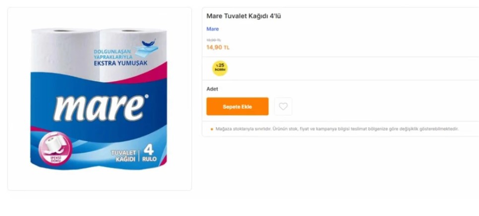 Migros tan unutulmayacak kampanya! Tuvalet kağıdına öyle bir indirim yapıldı ki neredeyse bedavaya geldi