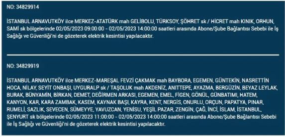 Elektrik kesintisi olacak! Nerede elektrikler kesilecek? 2 Mayıs 2023 elektrik kesintisi olacak ilçeler!