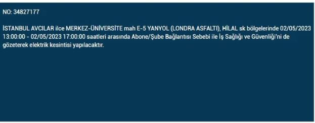 Elektrik kesintisi olacak! Nerede elektrikler kesilecek? 2 Mayıs 2023 elektrik kesintisi olacak ilçeler!