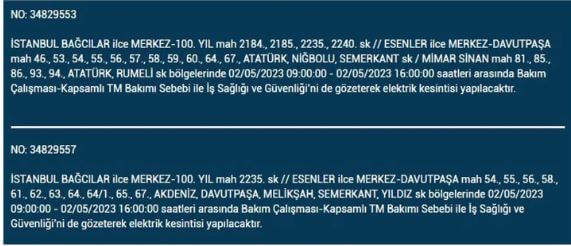 Elektrik kesintisi olacak! Nerede elektrikler kesilecek? 2 Mayıs 2023 elektrik kesintisi olacak ilçeler!