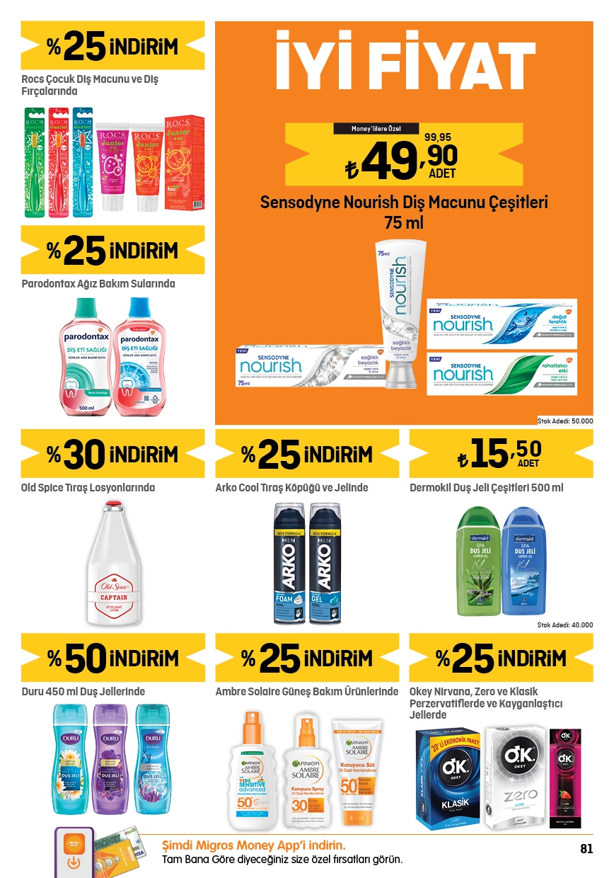 Migros’ta mayısın ilk indirimleri başladı! Tuvalet kâğıdı 155 TL, bebek şampuanı 35 TL, şampuan + duj jeli 80 TL...