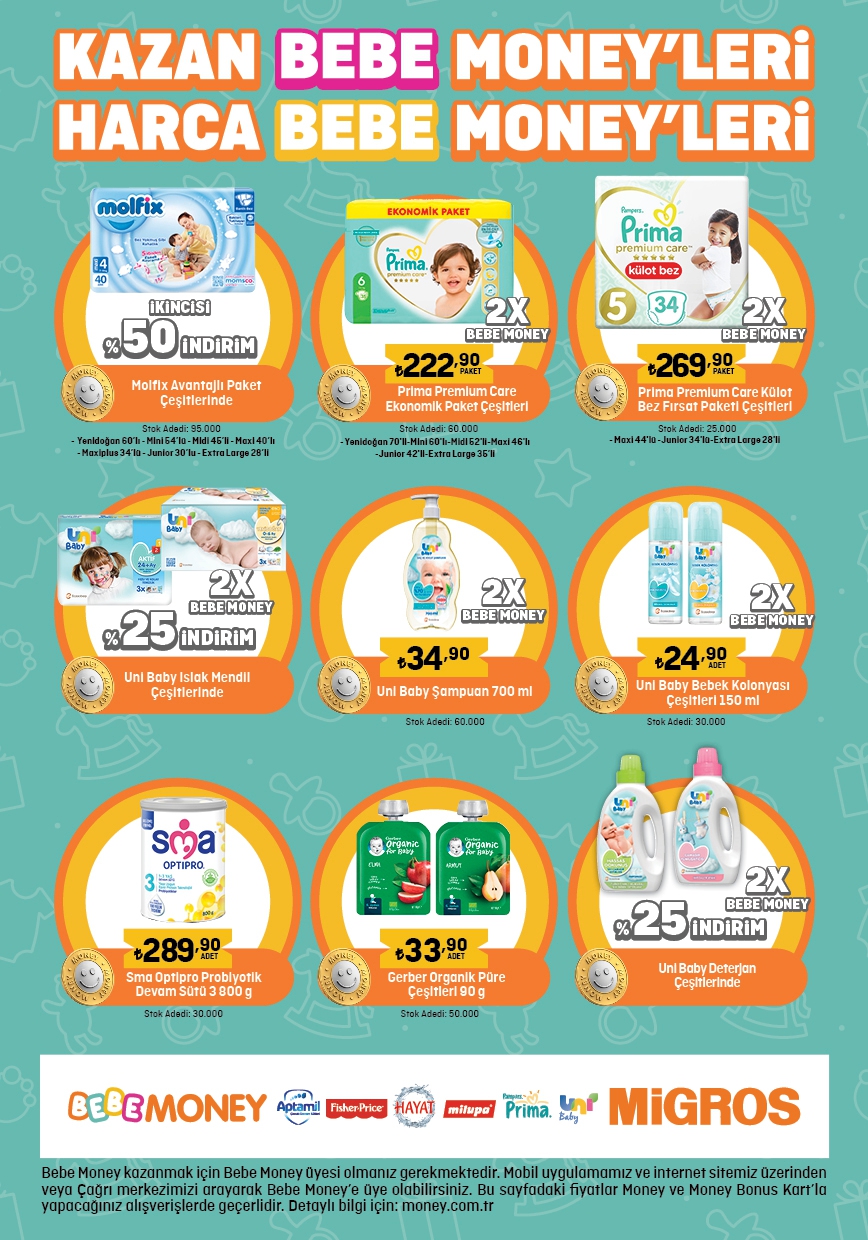 Migros’ta mayısın ilk indirimleri başladı! Tuvalet kâğıdı 155 TL, bebek şampuanı 35 TL, şampuan + duj jeli 80 TL...