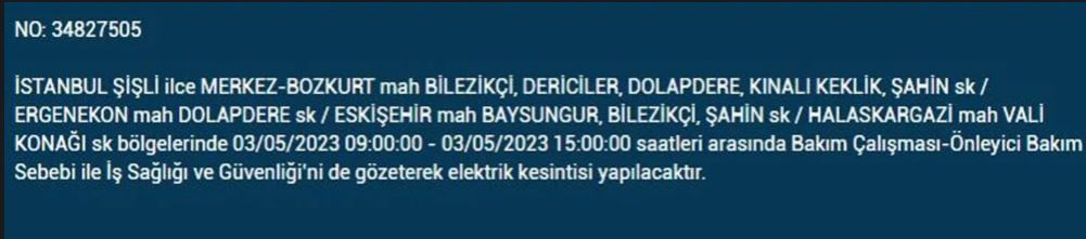 Elektrikler kesilecek! Nerede elektrikler kesilecek? 3 Mayıs 2023 elektrik kesintisi olacak ilçeler!