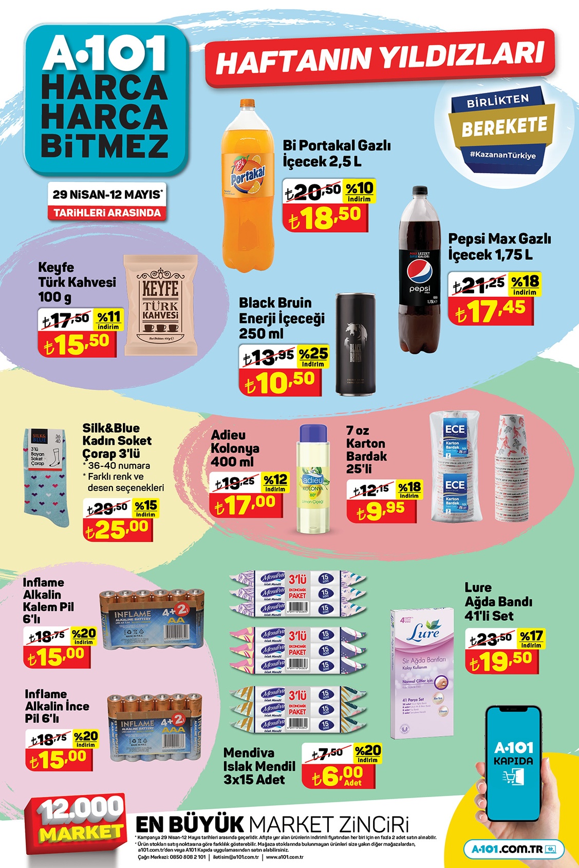 A101 de 2 kg yoğurt 39 TL ye 400 gr tost peyniri 55 TL ye düştü! Sepet dolduracak çılgın indirimler!