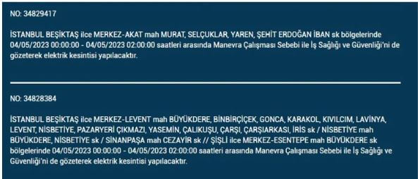 Elektrikleriniz gidecek! Nerede elektrikler kesilecek? 4 Mayıs 2023 elektrik kesintisi olacak ilçeler!