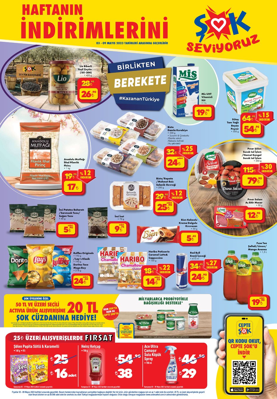 ŞOK’ta yüzlerce indirim bir güne sığdı! Yeşil zeytin 27 TL’ye, pilavlık pirinç 17 TL’ye, borcam tencere 100 TL’ye düştü!