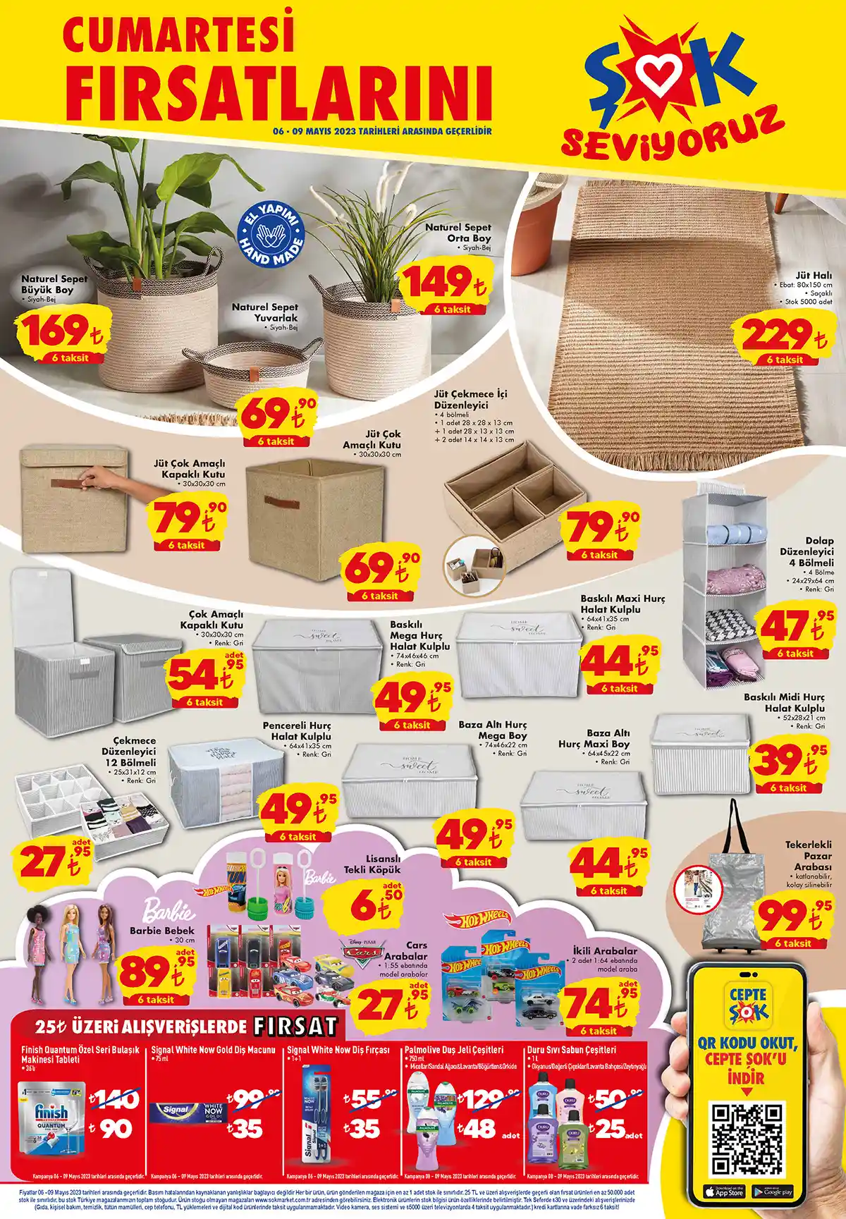 ŞOK Market te 25 TL lik alışveriş yapan Finish bulaşık makinesi tabletini 90 TL ye alacak! ŞOK 6 Mayıs kataloğu...