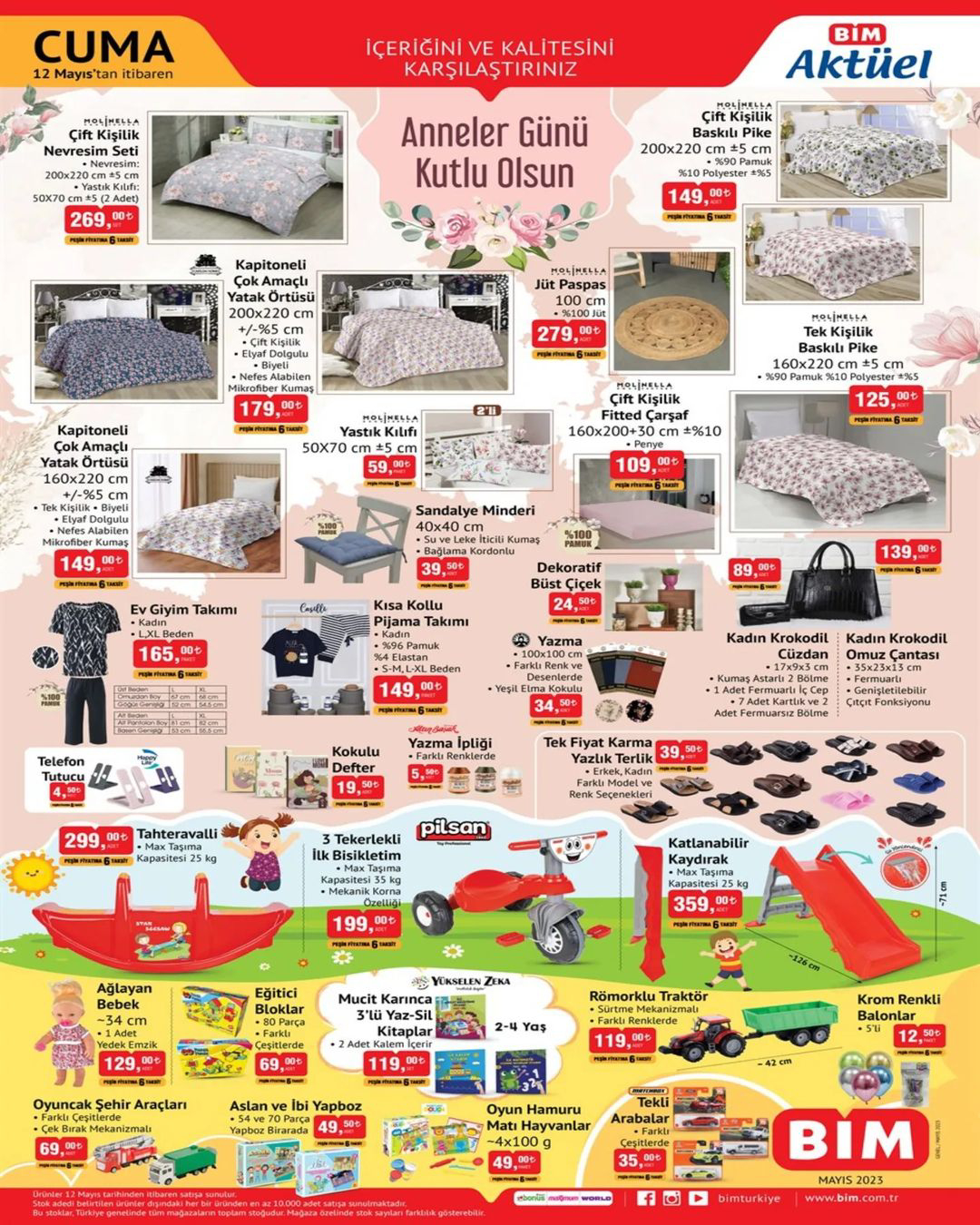 BİM den Anneler Günü indirimi! Bu fırsat kaçmaz; Listede yok yok