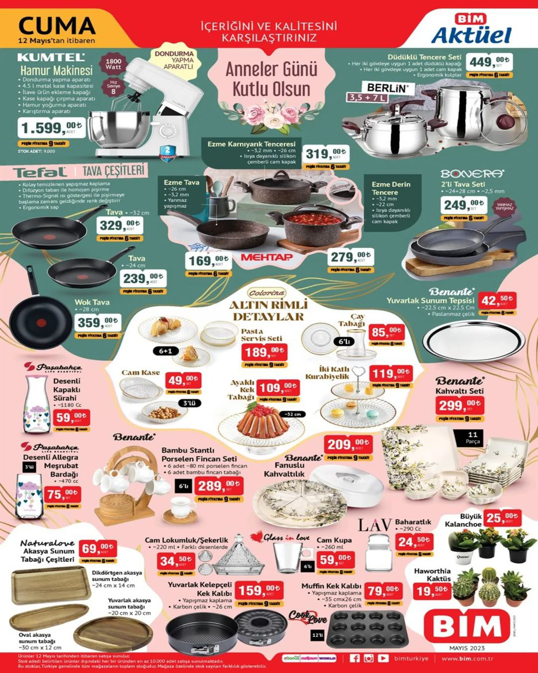 BİM den Anneler Günü indirimi! Bu fırsat kaçmaz; Listede yok yok